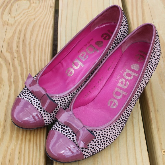 Le Babe Women’s Multi Color Bow Pump Sz 38 (US 7) - Picture 5 of 9